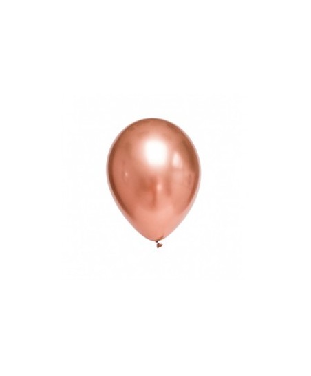 Rose Gold Chrome Latex Mini Balloon 18cm