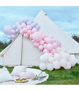 Luxe Pastel Pink & Purple Balloon Arch Kit