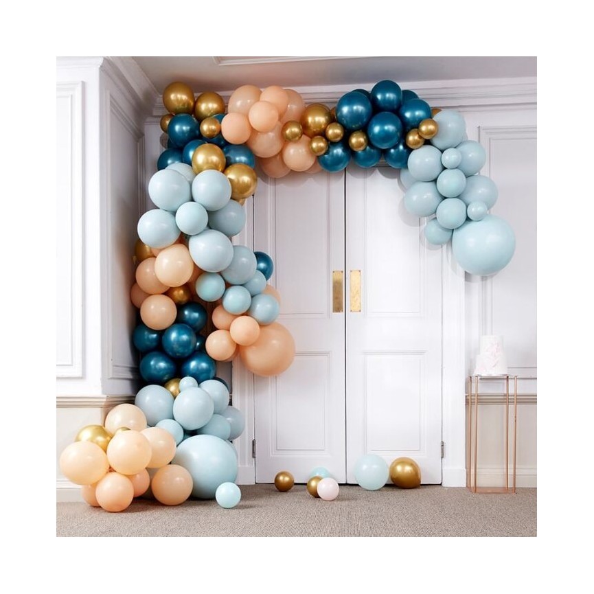 Luxe Teal & Gold Balloon Arch Kit