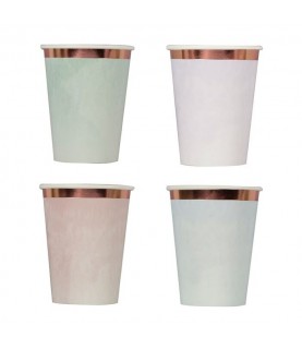Pastel Watercolour Cups