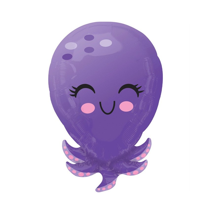 Cute Octopus Folienluftballon