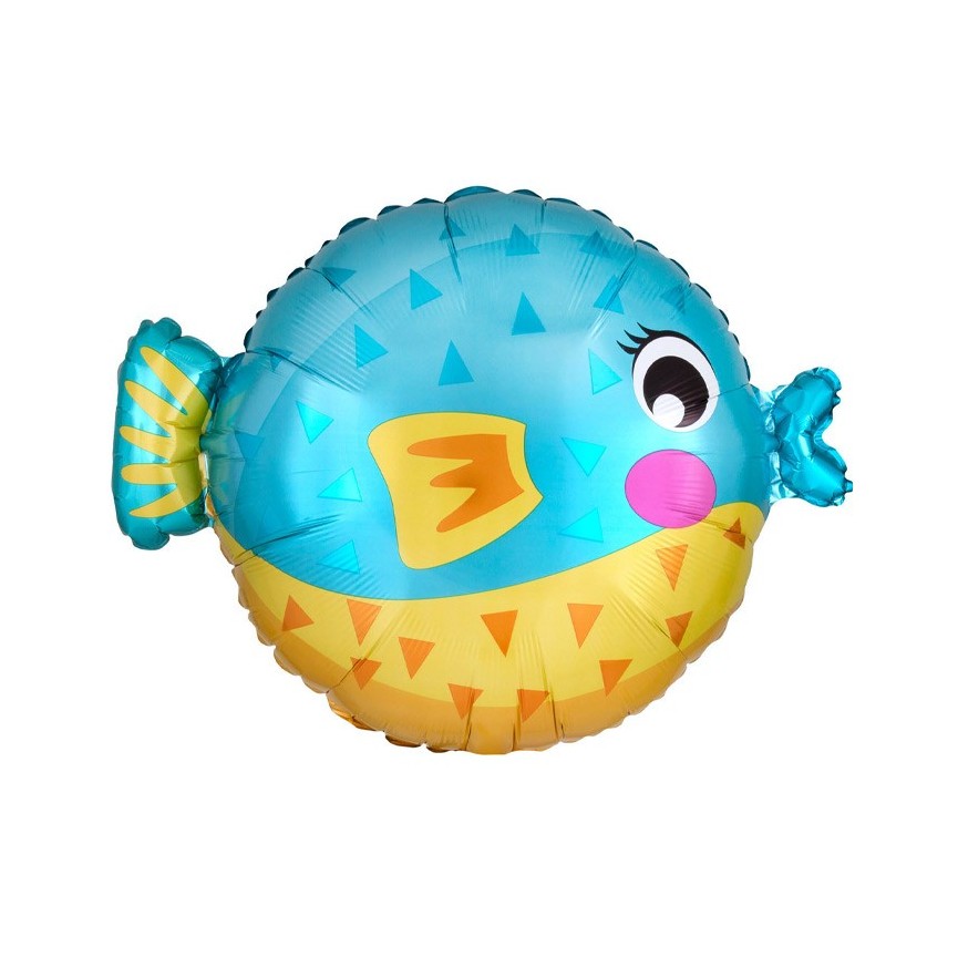 Ballon Alu Mylar Poisson Mignon