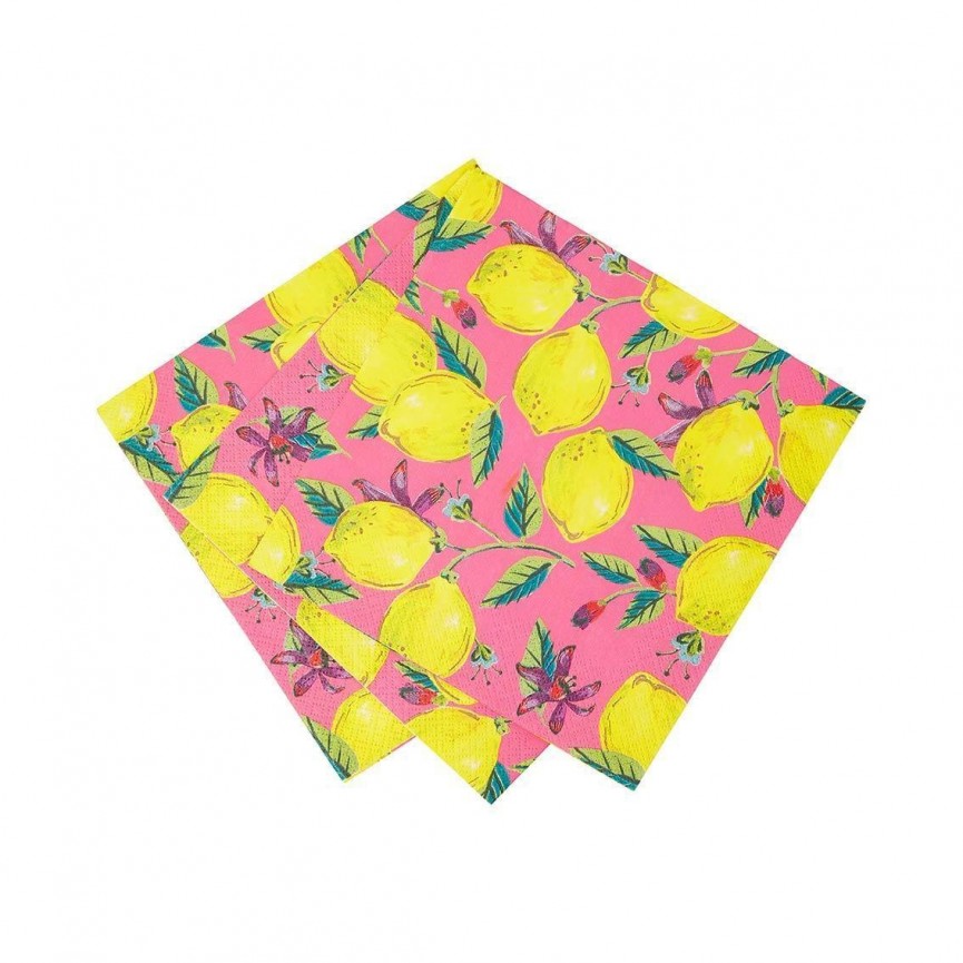 Pink Lemon Napkins