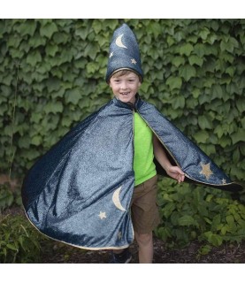 Reversible Wizard Cape & Mask 4-6 years