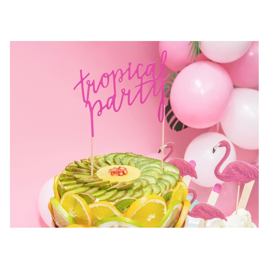 Tropical Party Cake Topper