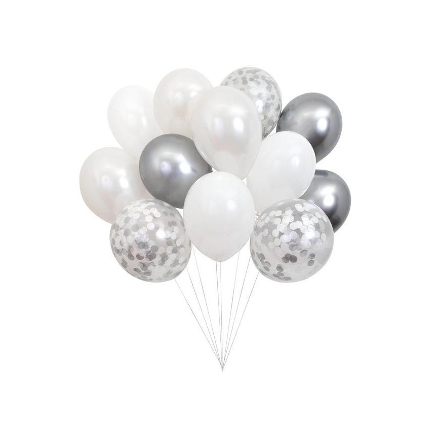 Balloon Bouquet Silver Meri Meri