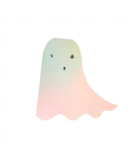 16 Pastell Halloween Gespenst-Servietten