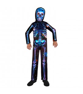 Dauerhaftes Neon Skelett Kostüm
