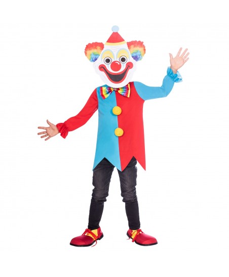 Costume Clown de Carnaval à Grosse Tête