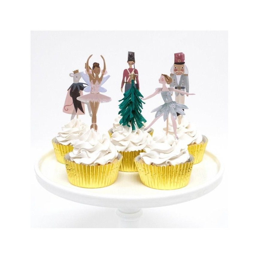 Nussknacker-Cupcake-Set