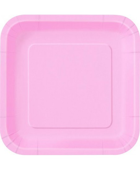14 Pink Dinner Plates