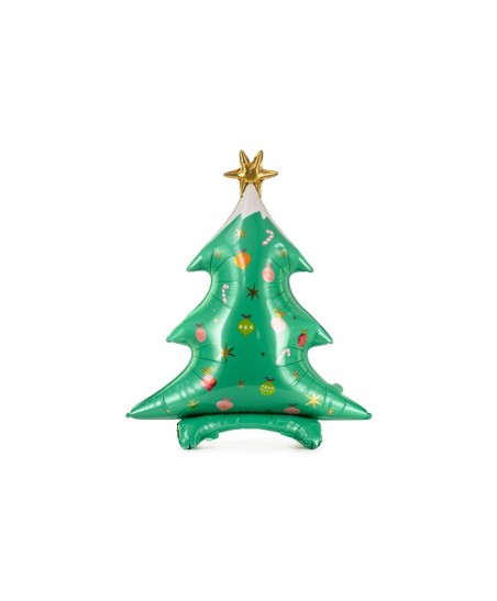 Christmas Tree Foil Balloon on stand