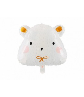 Ballon en aluminium Ours polaire