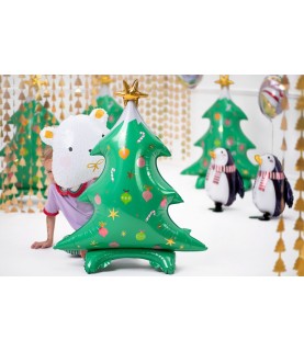 Ballon en aluminium Ours polaire