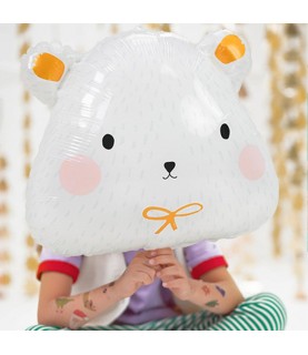 Ballon en aluminium Ours polaire
