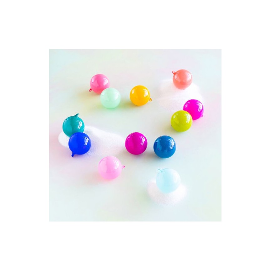 12 Boules de Noël Multicolores 12.7cm