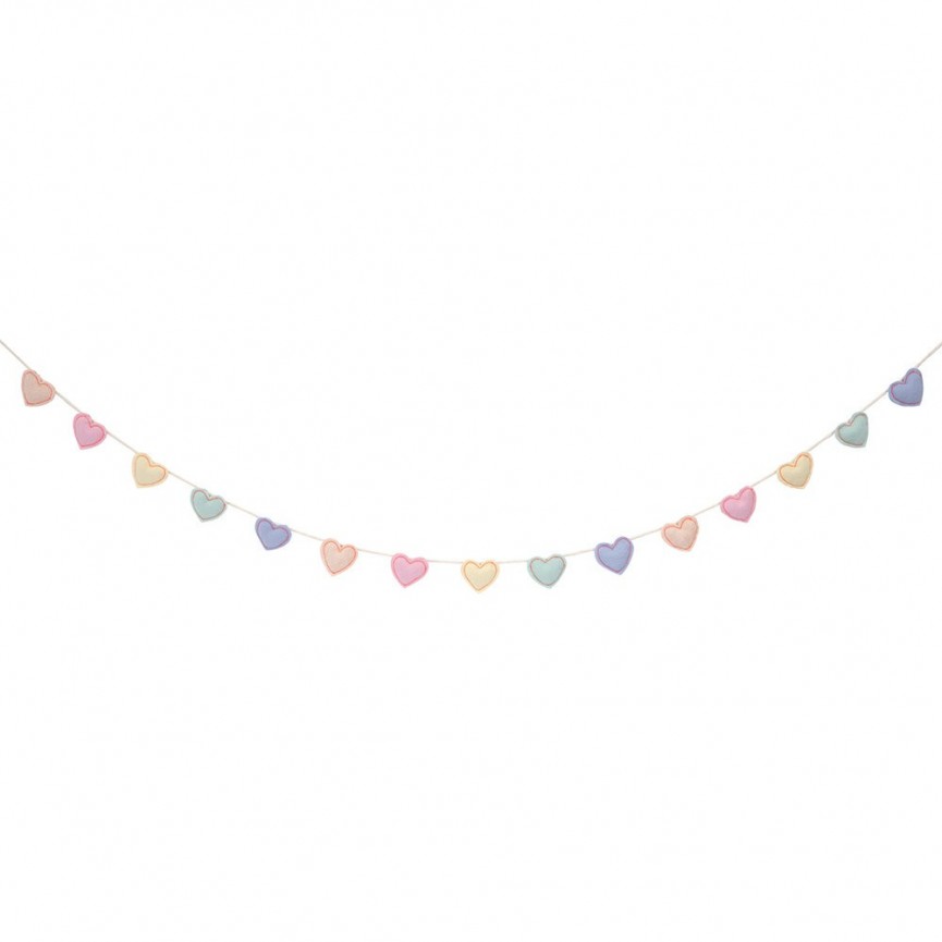 Felt Heart Garland