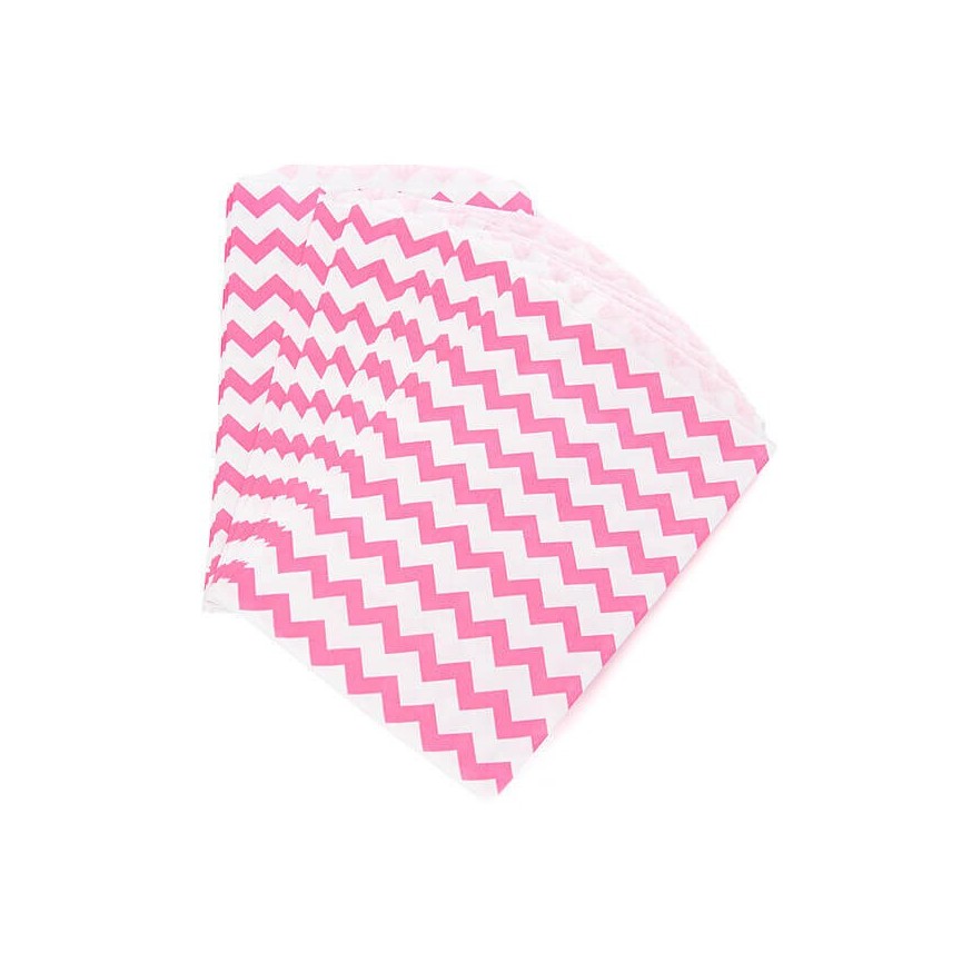 Sachets Chevrons Magenta