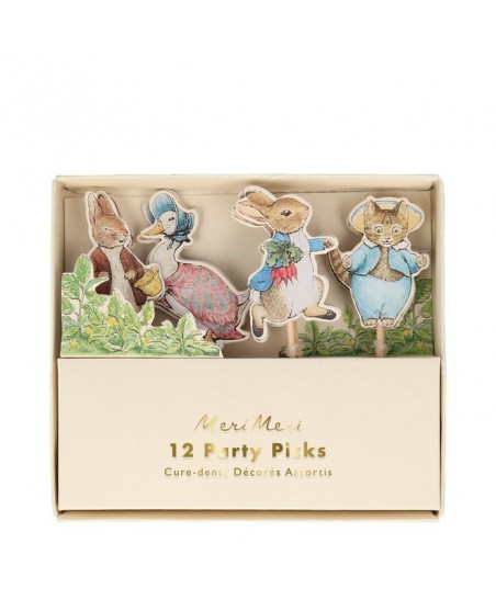 Set of 12 Picks Peter Rabbit & Friends