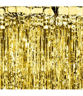 Gold Foil Fringe Party Curtain