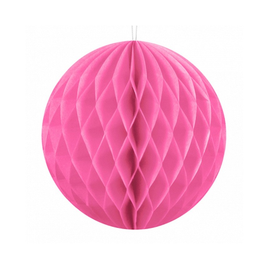Small Pink Honeycomb Ball