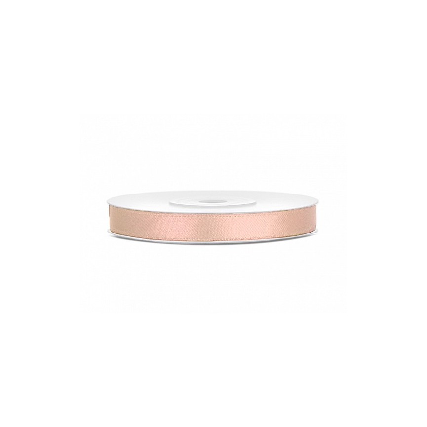 Satinband - Light Peach 6mm / 25m