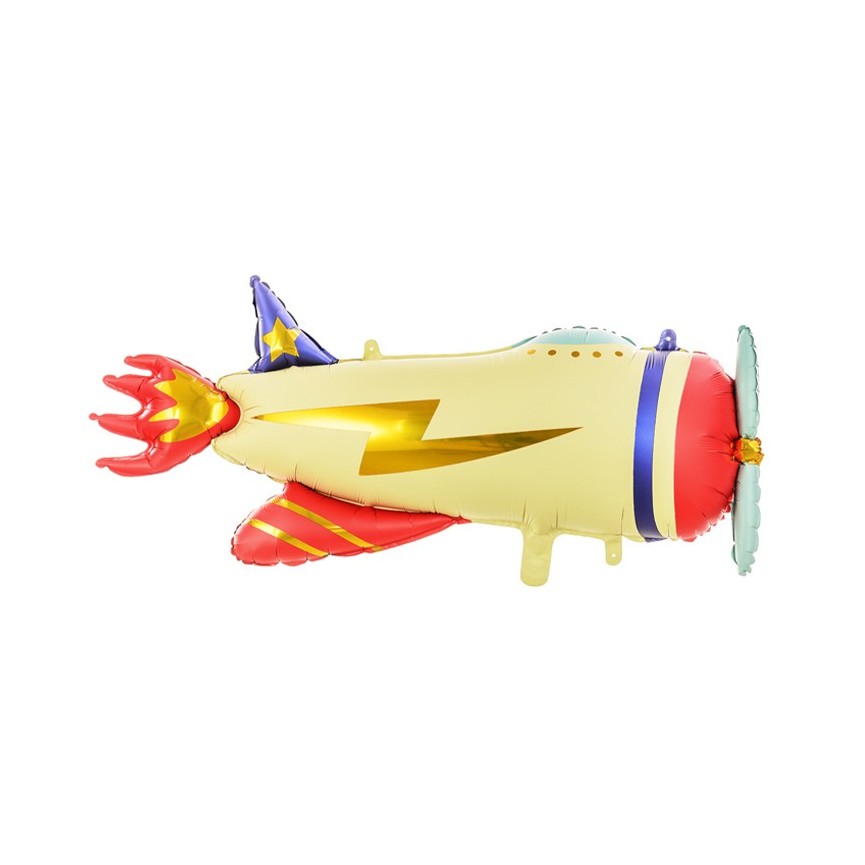 Plane Foil Balloon - Flame