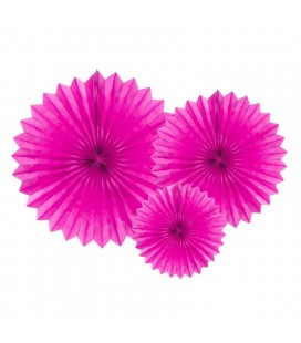 3 Rosettes Magenta