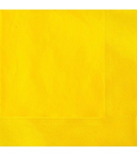 20 Yellow Lunch Napkins