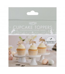Cupcake toppers Pierre Lapin - Catho Rétro