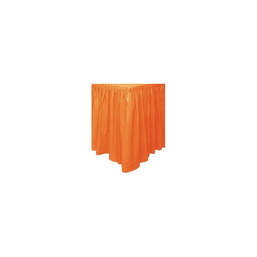 Orange Tableskirt
