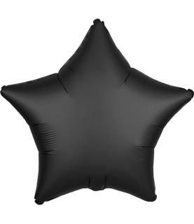 Black Sateen Star Satin...