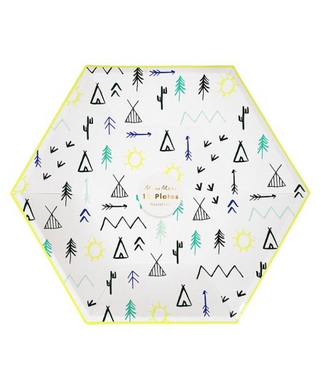 Teepee Party Plates