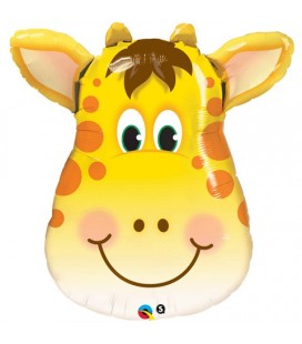 Giraffe Head Mylar Balloon