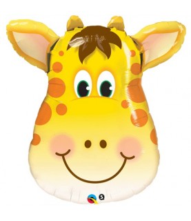 Giraffe Head Mylar Balloon