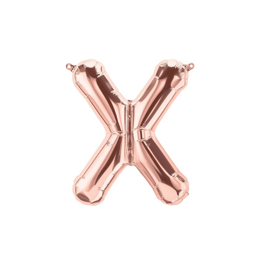 Ballon Mylar Rose Gold X