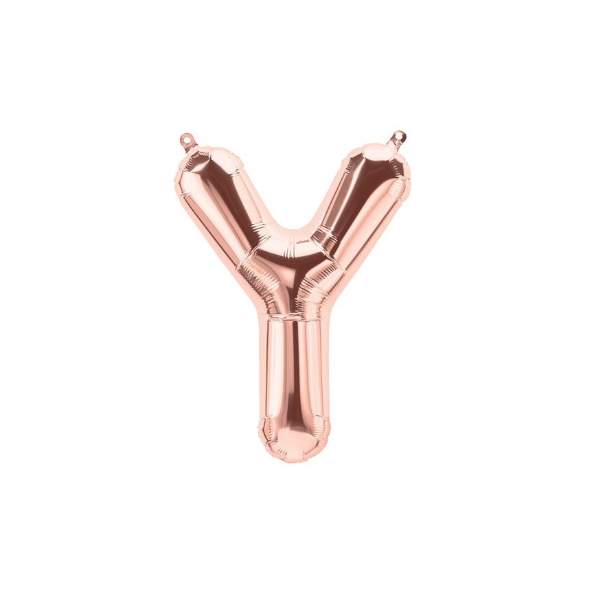 Ballon Mylar Rose Gold Y