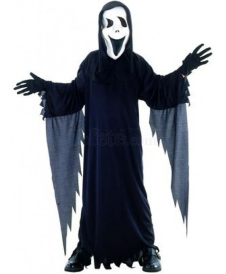 Black Ghost Costume with Mask