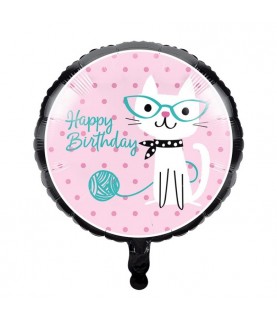 Cat Party Foil Balloon