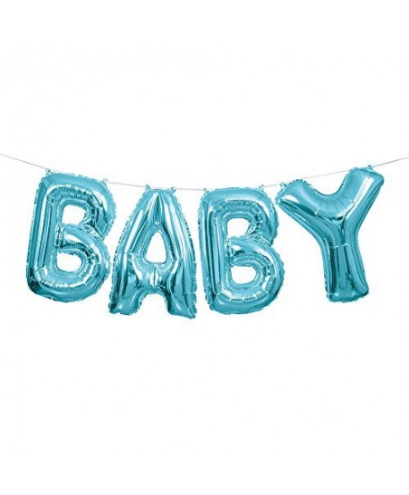 Blau Baby Folienluftballon