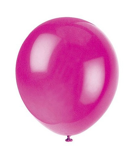 10 Magenta Balloons