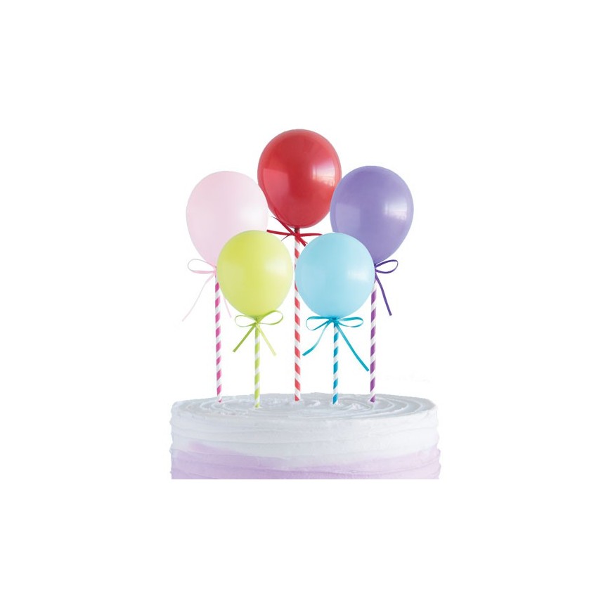 Mini Balloons Cake Topper