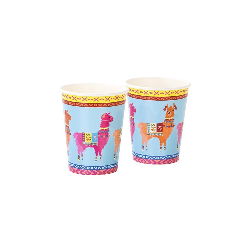 Llama Boho Party Cups