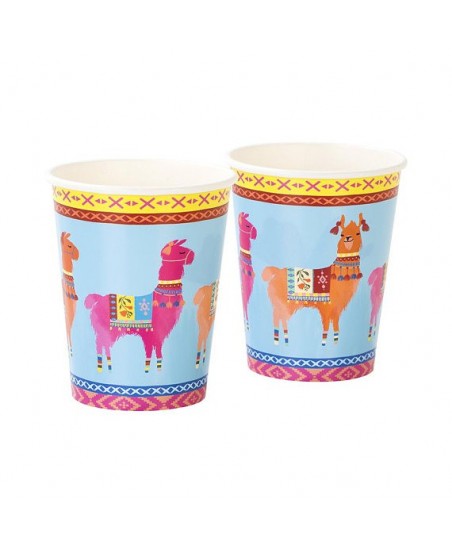 Llama Boho Party Cups
