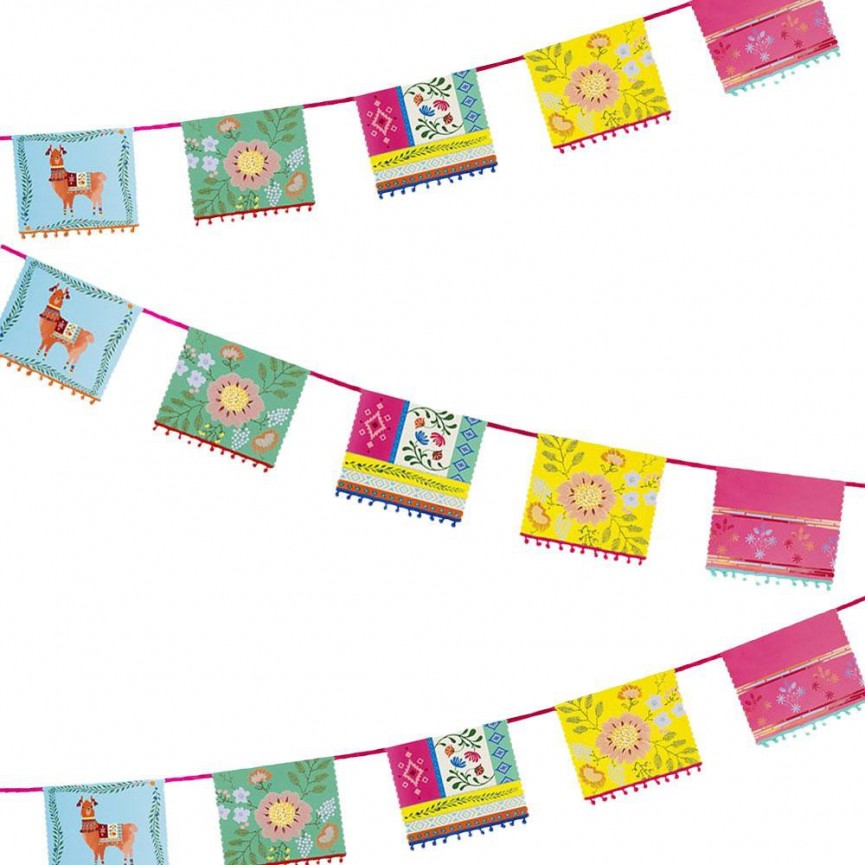 Boho Party Bunting Garland