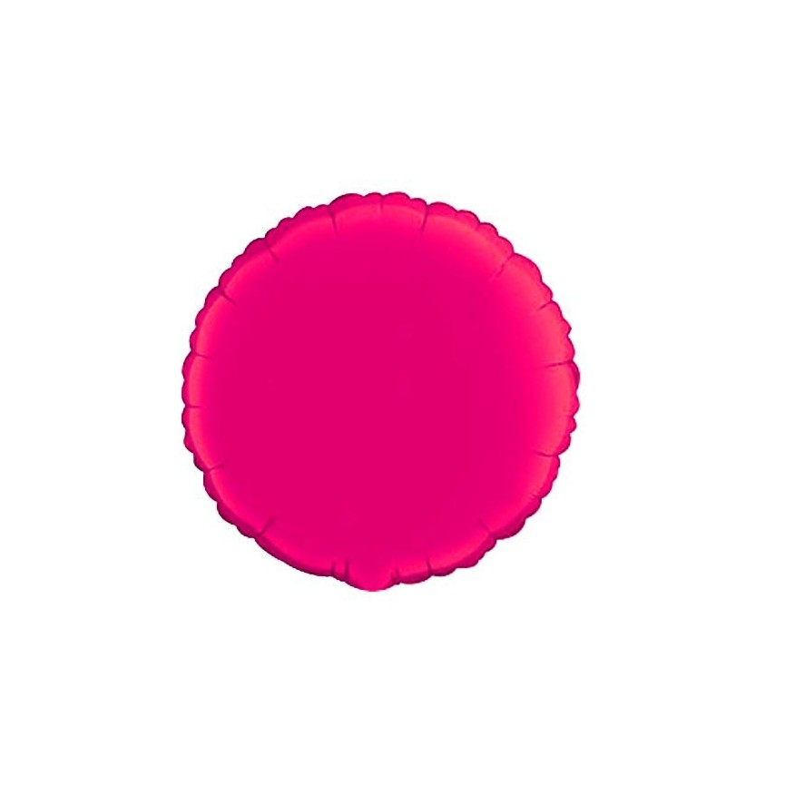 Ballon Mylar Rond Magenta