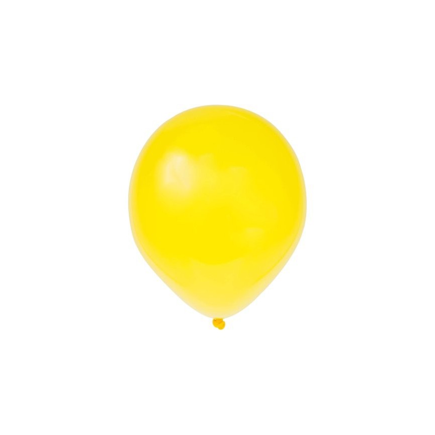 8 Pearlized Cajun Yellow Balloons