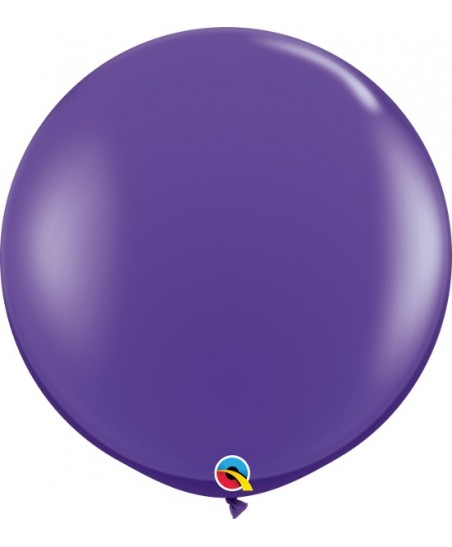 Dunkellila Riesenluftballon 90 cm