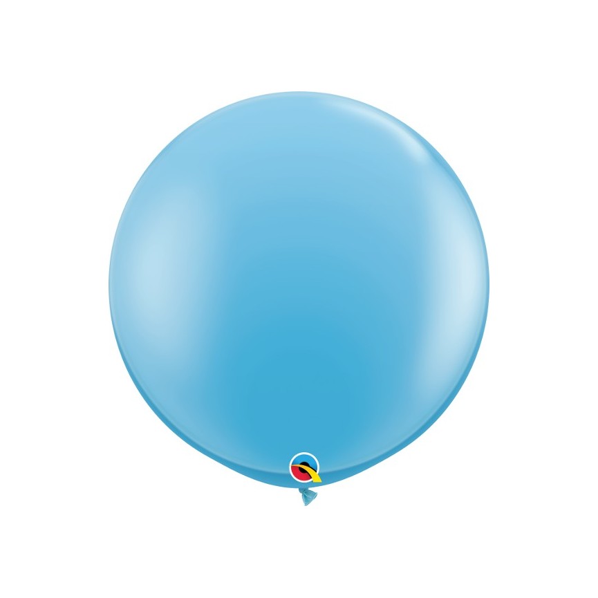 Hellblauer Riesenluftballon 90 cm