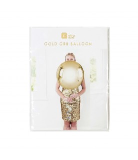 Metallic goldener Folienluftballon